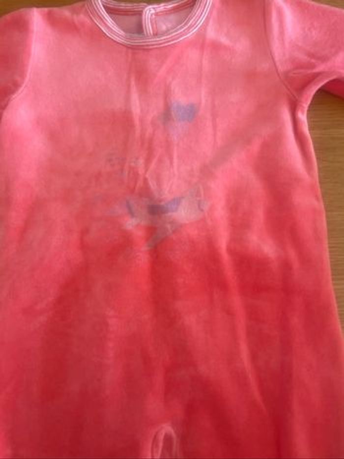 Pyjama velours fille petit bateau - photo numéro 2