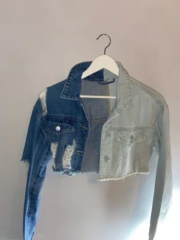 Veste en jean courte