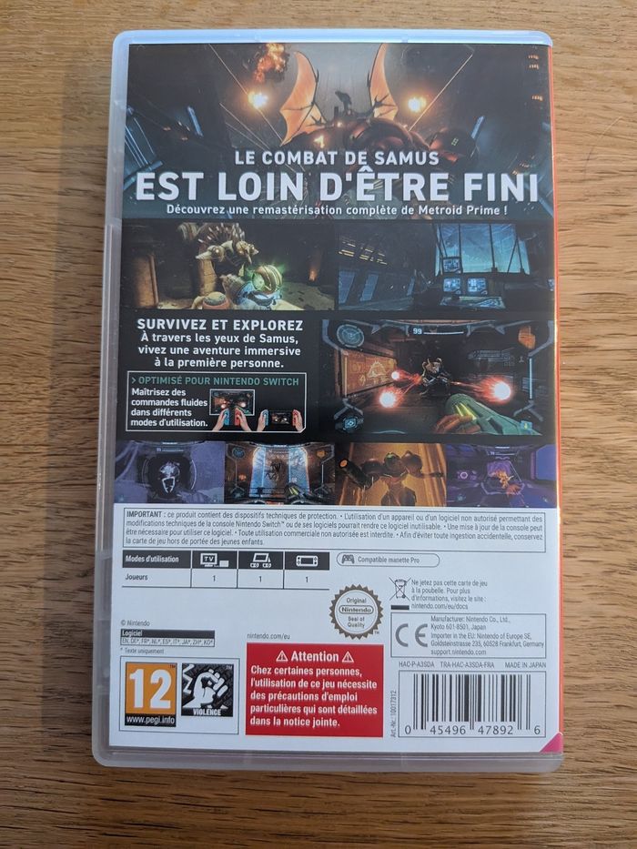 Metroid prime remastered switch - photo numéro 2