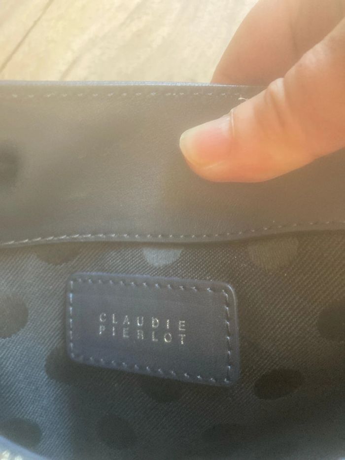 Sac Claudie Pierlot couleur bleu - photo numéro 11