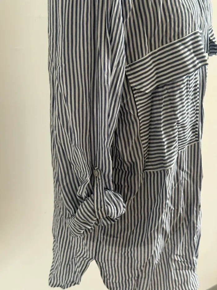 Chemise légère rayée Zara – Taille L – Très bon état - photo numéro 2