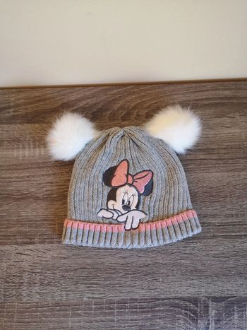 Bonnet en gris Disney Minnie 18 mois