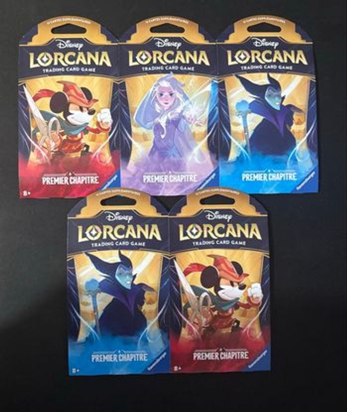Booster Lorcana Lot de 5 blister Carton
