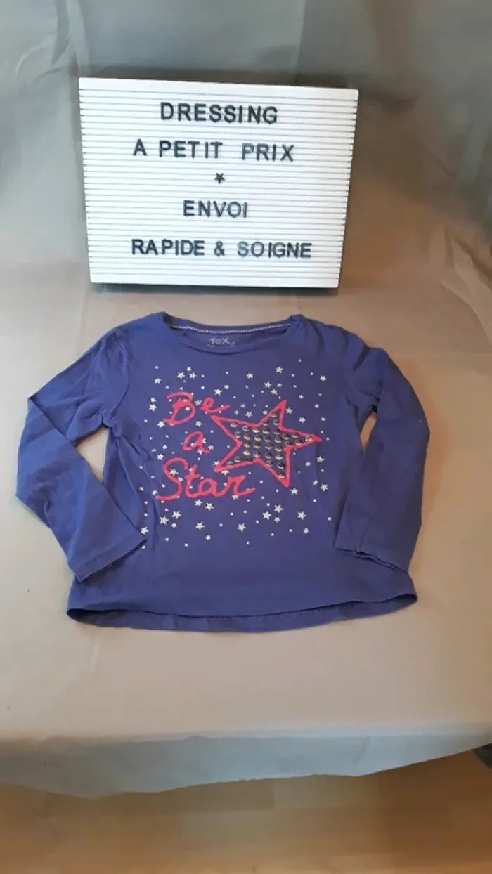 T shirt manche longue 4/5 ans