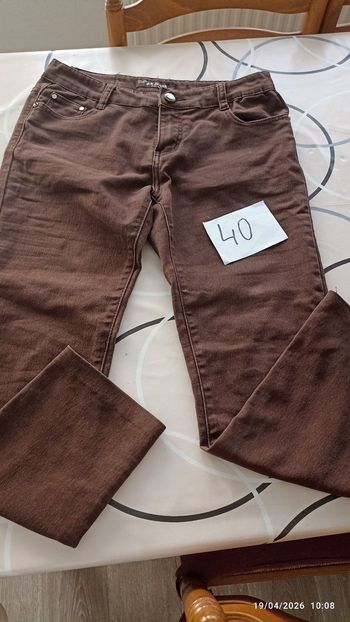 Jeans marron BS jeans 40