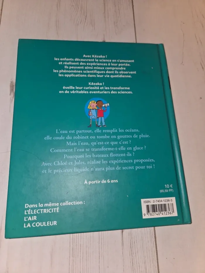 Livre kézako l'eau - photo numéro 4