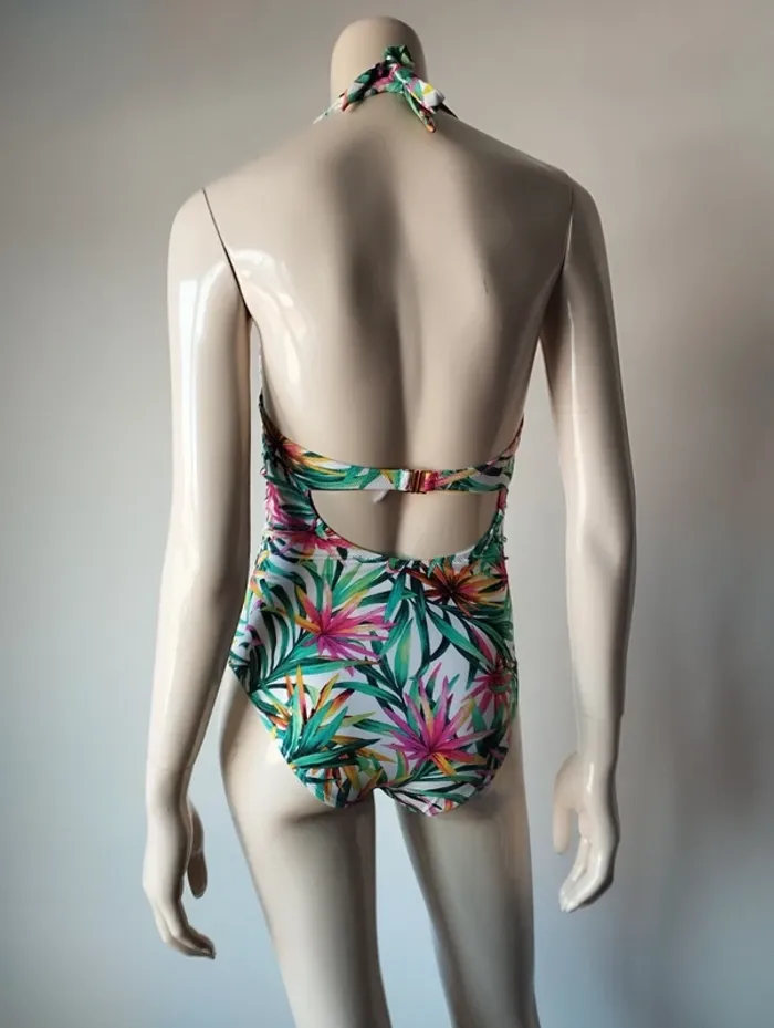 Maillot de bain avec coques amovibles Fr85D Rougegorge - photo numéro 3