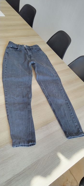 Jean gris fille Pull&Bear taille 32 