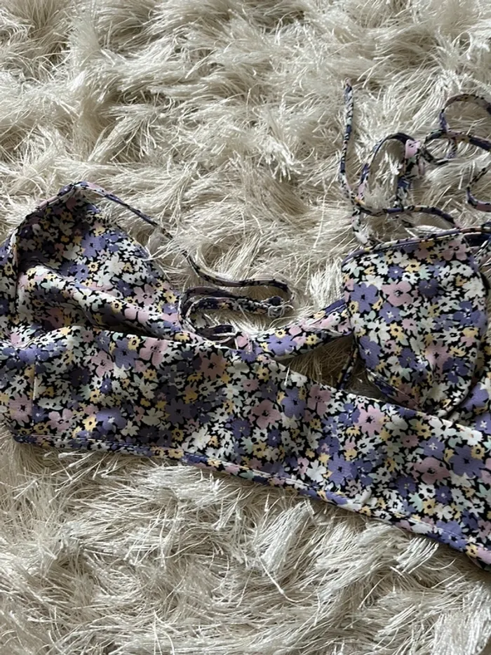 Brassière croisé fleuri only S - photo numéro 4