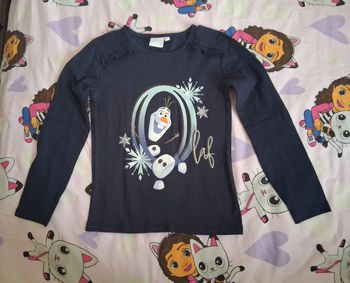 T-shirt manches longues Olaf taille 6 ans