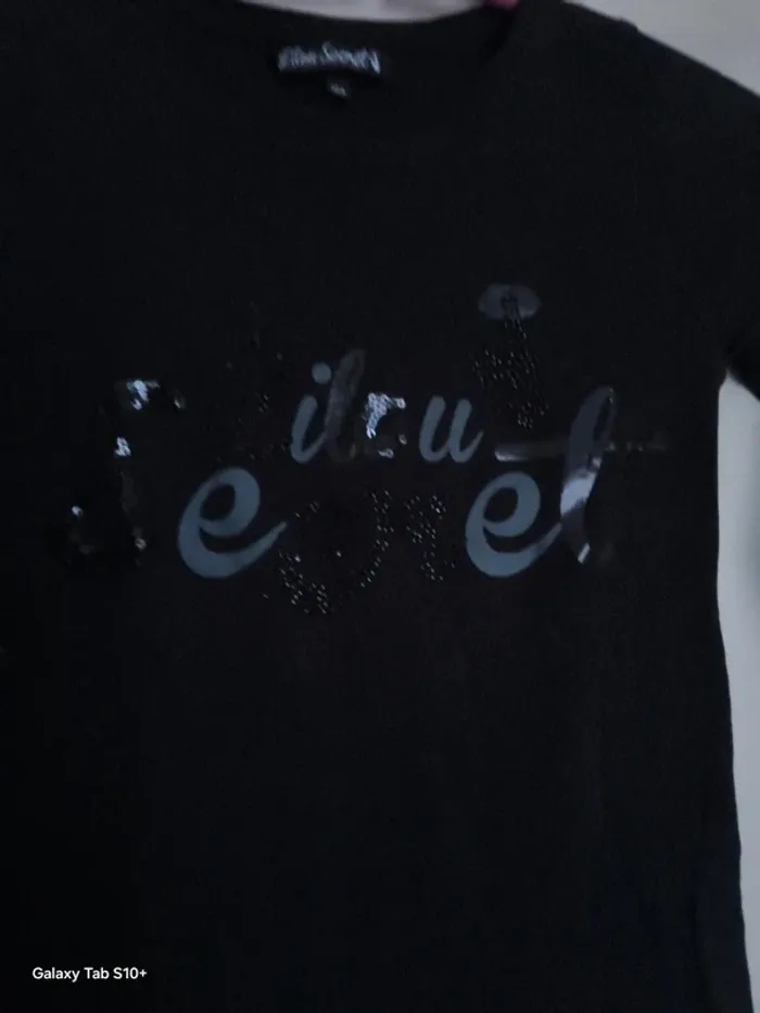 T shirt strass Lilou Secret - photo numéro 3