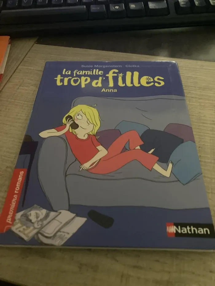 Livre enfant fille la famille trop de filles Anna