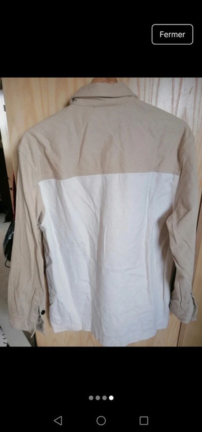 Veste en jeans oversize bershka - photo numéro 4