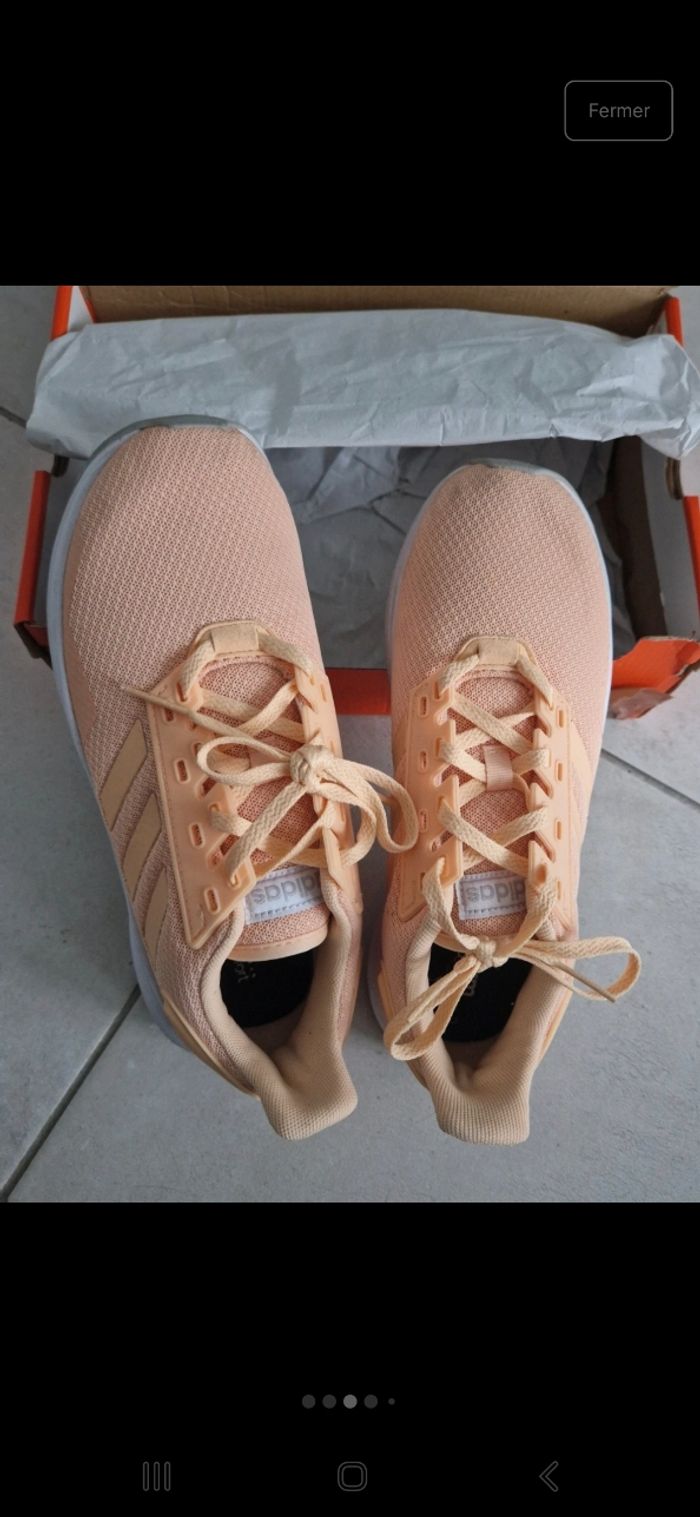 Baskets Adidas abricot - photo numéro 3