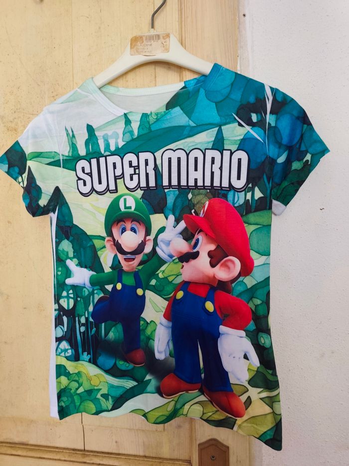 T-shirt super mario - photo numéro 2