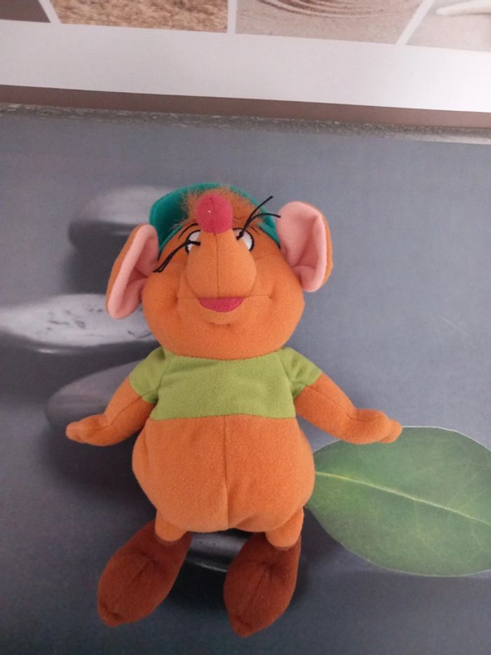 Peluche Gus Gus de cendrillon édition Jemini 21cm - photo numéro 4