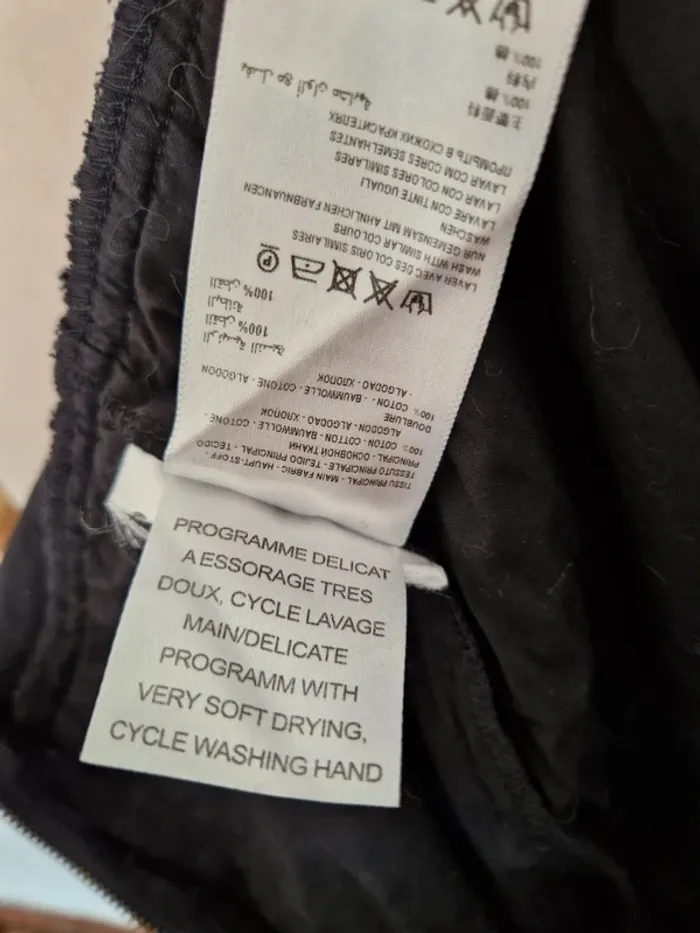Robe Kookai noir broderie macramé taille 34 - photo numéro 7