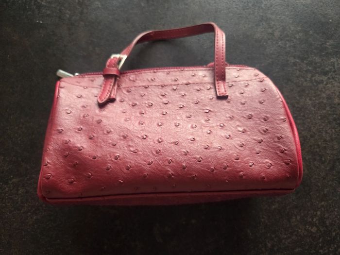 Sac à main shiseido bordeaux - photo numéro 2