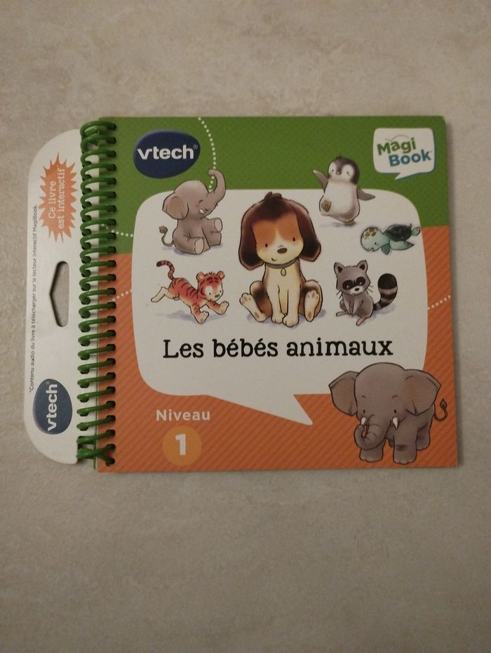 Livre Magibook Vtech Animaux