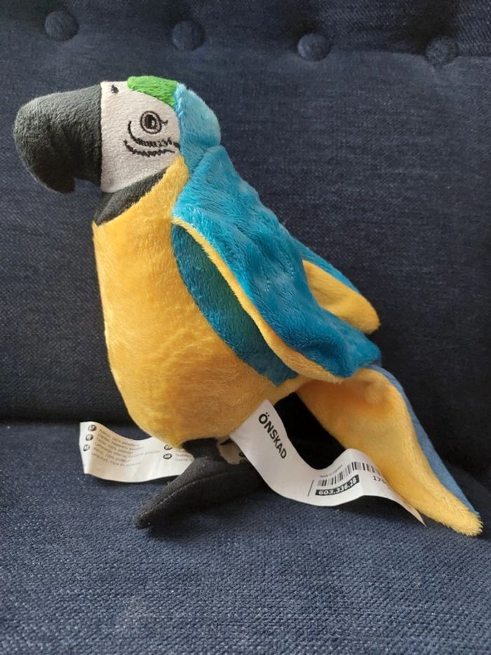 Peluche perroquet Ikea