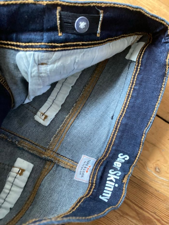 État neuf Jeans garçon stretch super skinny 14 ans Tape à l'œil - photo numéro 9