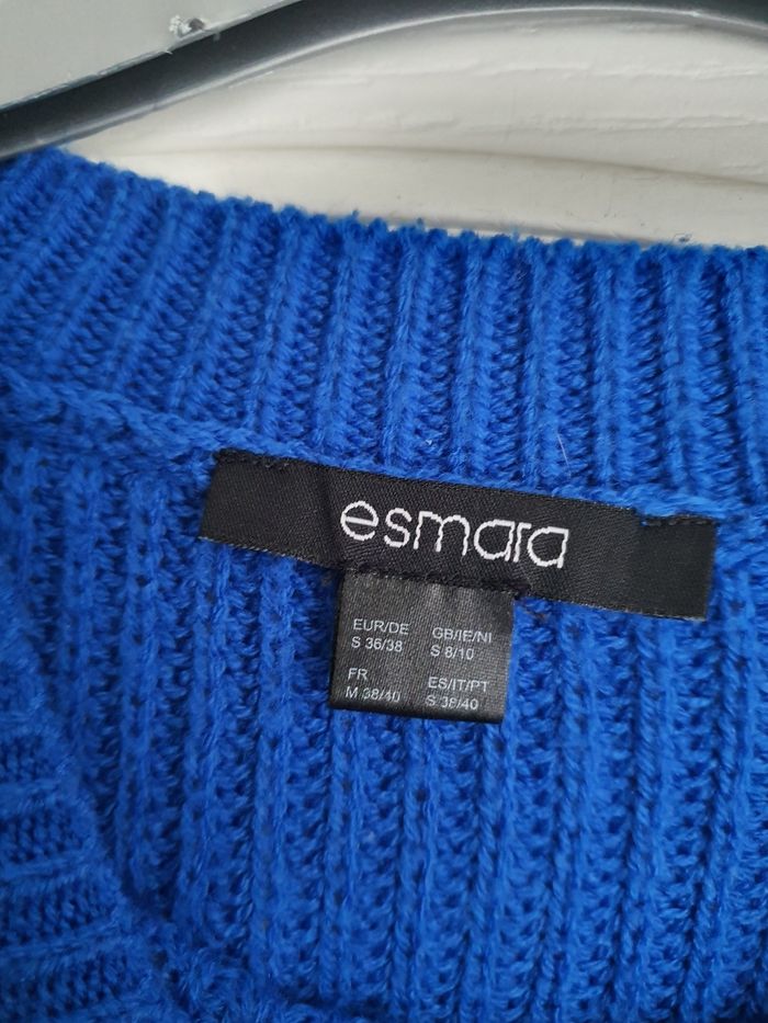 Pull bleu électrique - photo numéro 4