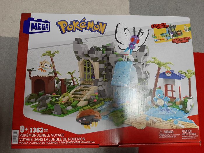 Jeu de construction pokemon voyage dans la jungle pokemon neuf jamais ouvert