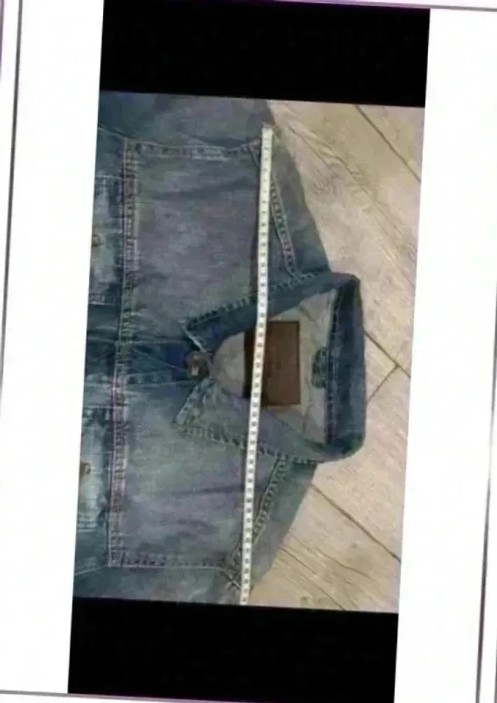 Veste homme en jean taille L - photo numéro 9