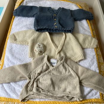 Lot de 3 brassieres naissance