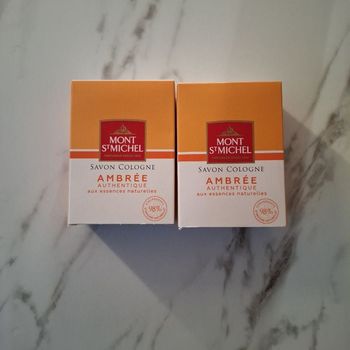 Savon Cologne mont st-michel lot de 2