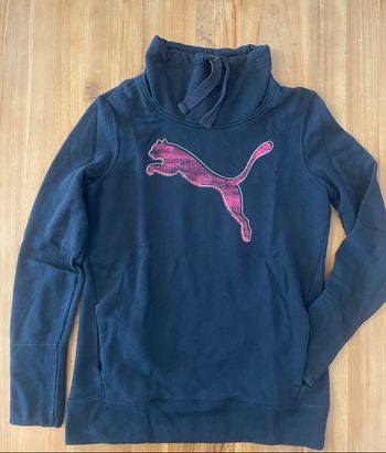 Sweat à capuche Puma – Taille M – Logo rose