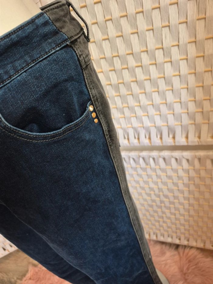 💕Jolie jean slim taille haute cropped femme T44 Mosquitos💕 - photo numéro 7