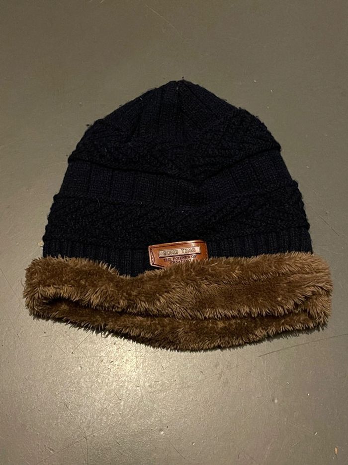Bonnet fourré enfant