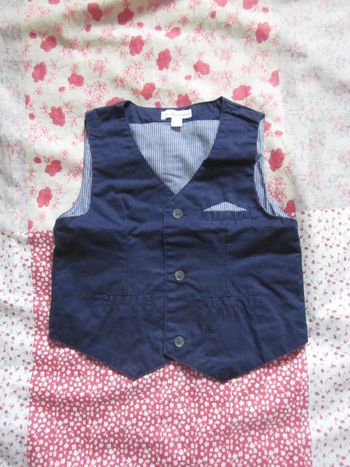Veston bleu marine 24 mois