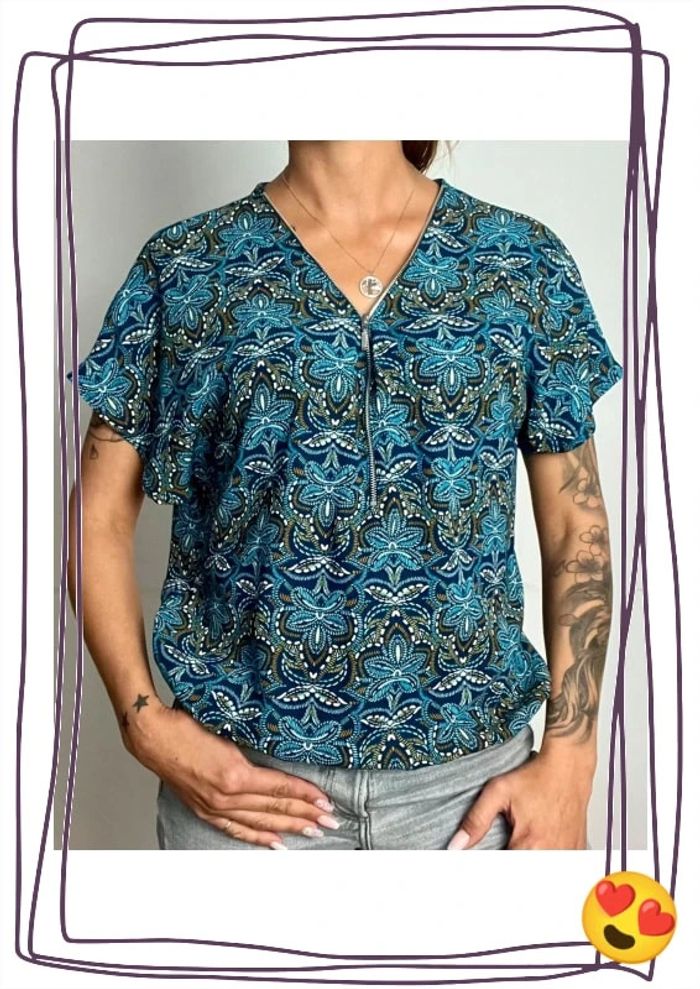 Blouse manches courtes taille 36