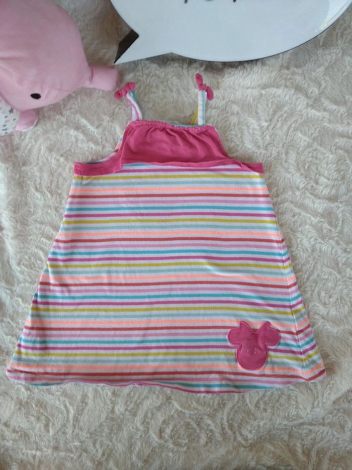 Robe été bretelles Fille 18 mois Minnie Disney Baby - photo numéro 2