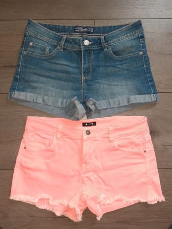 Lot de 2 mini shorts