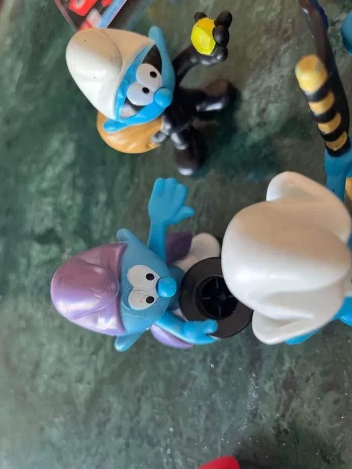 Lot de 14 figurines schtroumpfs, mignon, personnages d’asterix ect - photo numéro 6