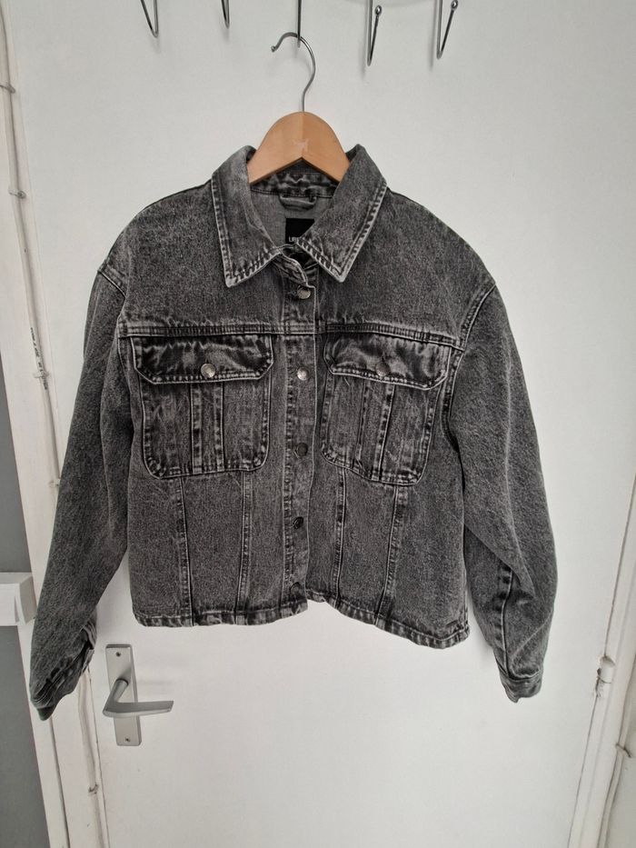 Veste en jean grise neuve - photo numéro 3