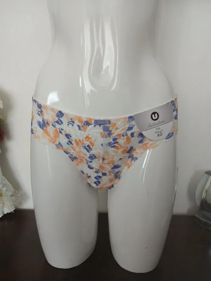 Slip à motifs taille 40