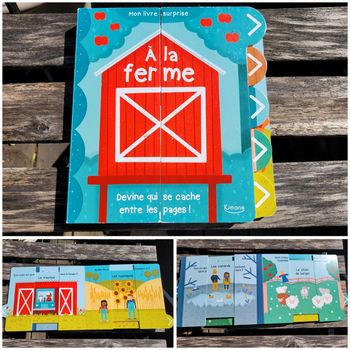 Livre animé à tirettes 🚜 Mon livre surprise, À la ferme 🐄 72