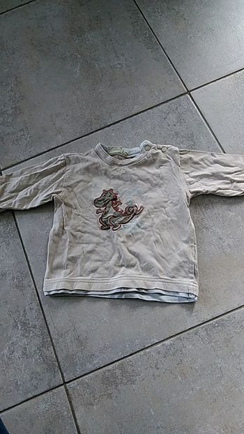 Tee-shirt manches longues garçon 18 mois