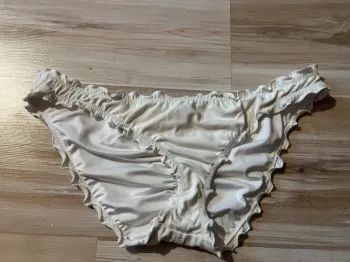 bas de bikini maillot de bain blanc victoria’s secret
