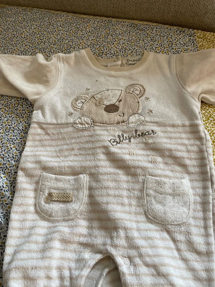 4 pyjamas velours 3 mois - photo numéro 5
