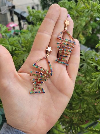 Clips poissons multicolores zirconiums