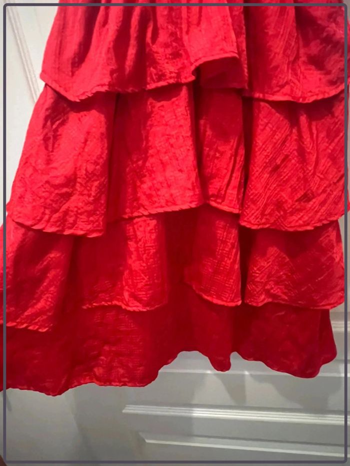 Mini robe Matix taille S rouge volants - photo numéro 4