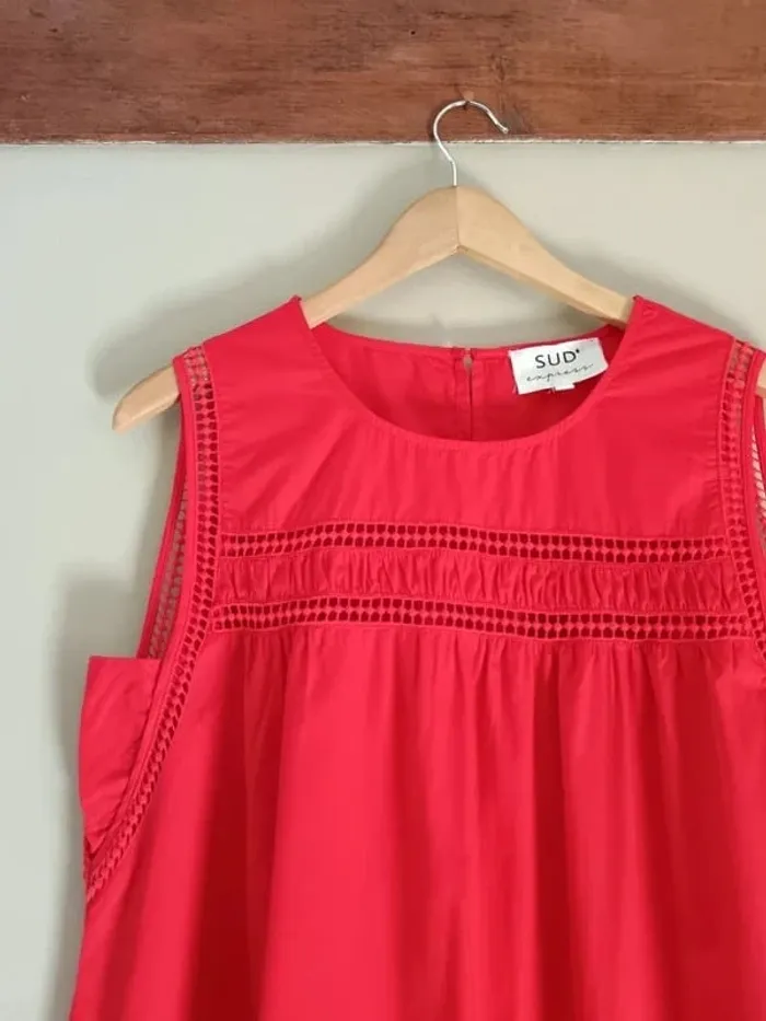 Robe ample rouge Sud Express - photo numéro 3