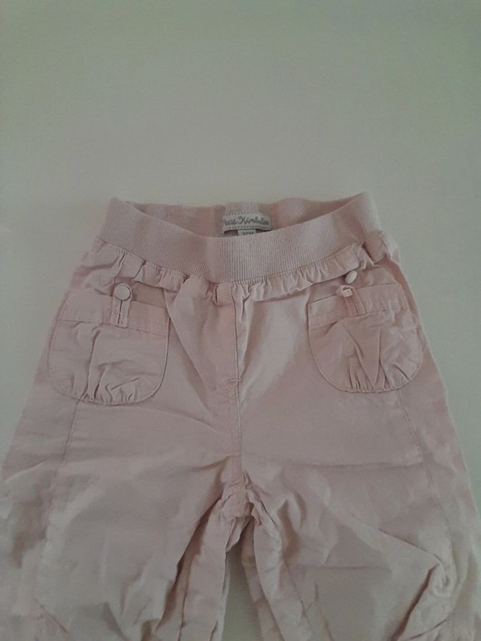Pantalon en toile rose pâle - photo numéro 2