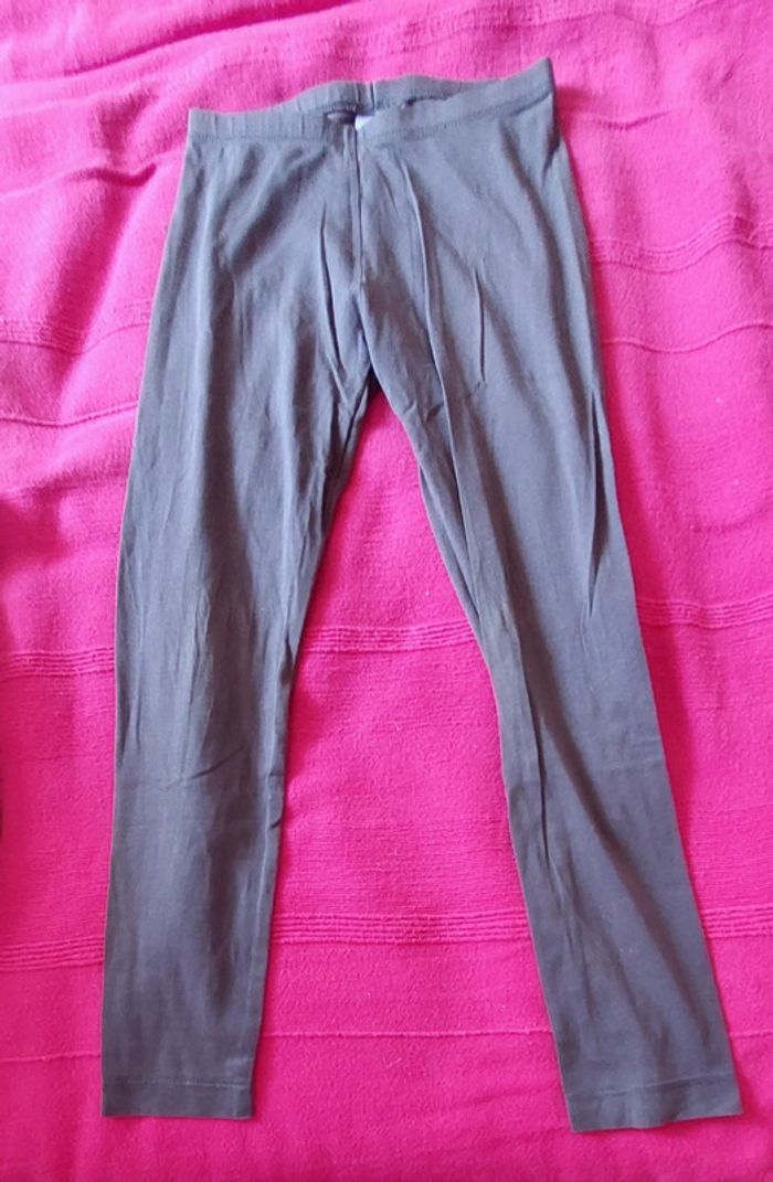 Leggings gris 8 ans