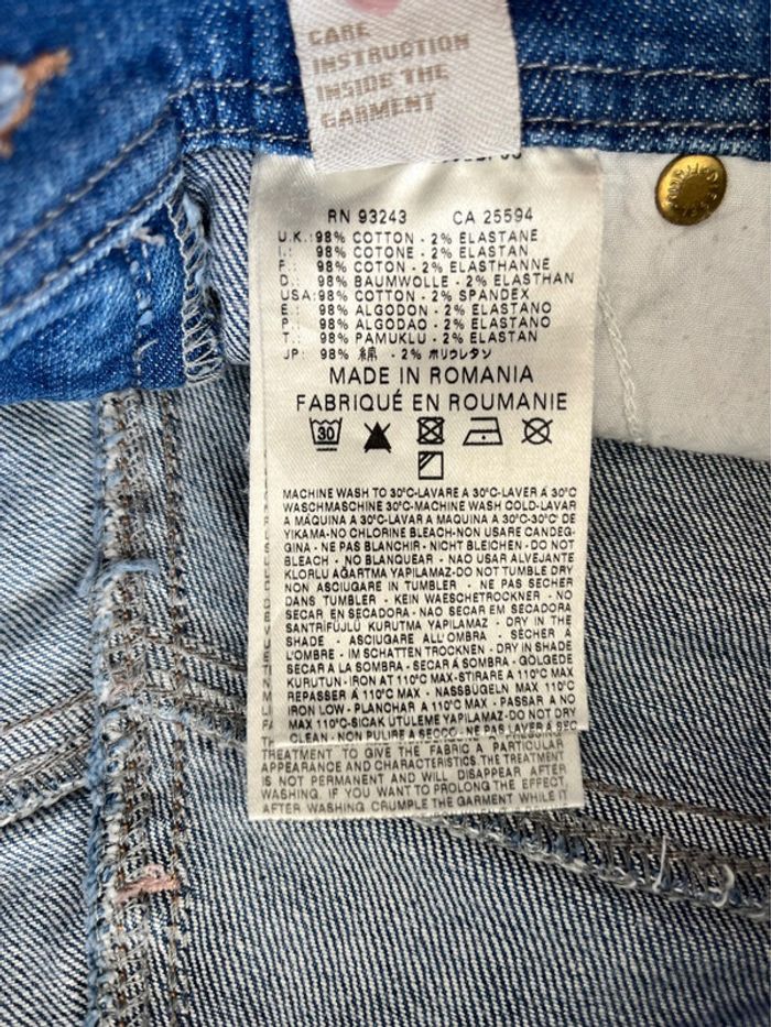Jean/pantalon slim bleu Diesel Matic pour femme, taille W 28 L 34 (38 taille française) - photo numéro 8
